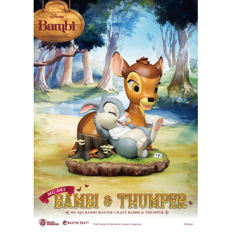 Regno delle bestie Disney - Master Craft Bambi & Panpan - Thumper