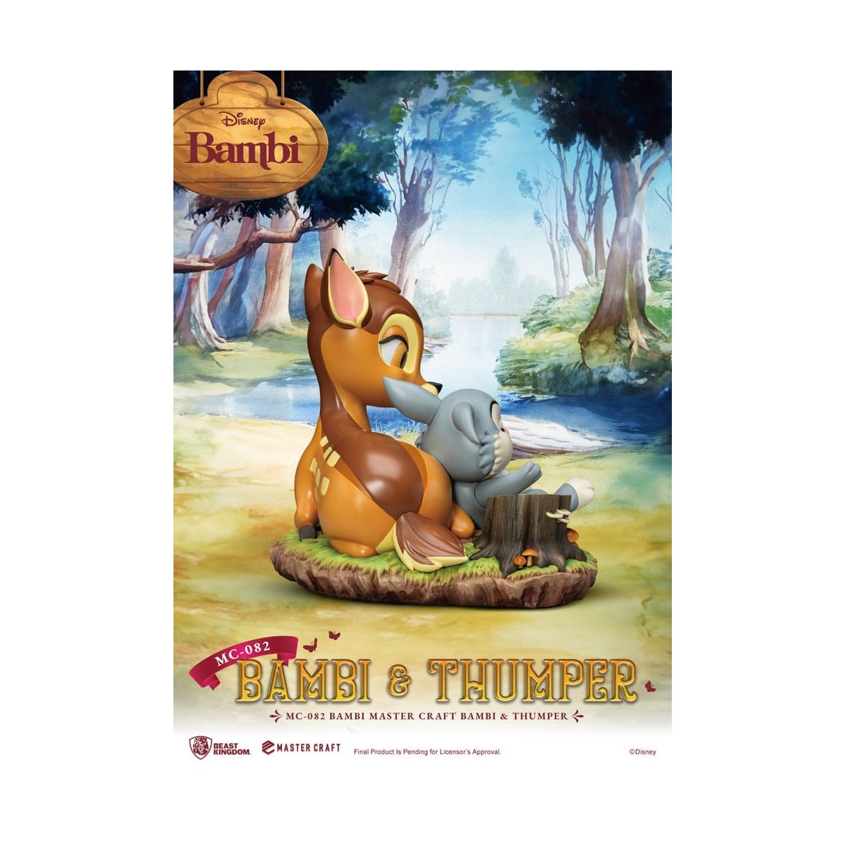 Regno delle bestie Disney - Master Craft Bambi & Panpan - Thumper