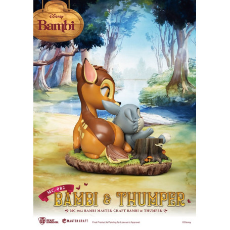 Regno delle bestie Disney - Master Craft Bambi & Panpan - Thumper