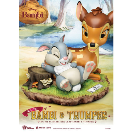 Regno delle bestie Disney - Master Craft Bambi & Panpan - Thumper