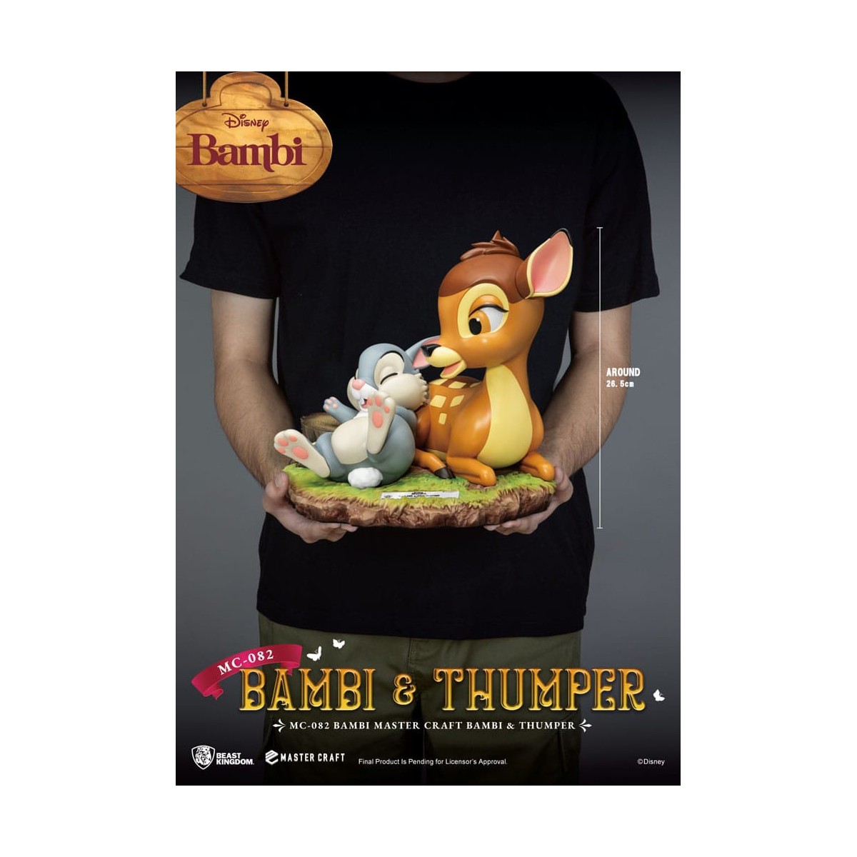 Regno delle bestie Disney - Master Craft Bambi & Panpan - Thumper