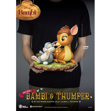 Regno delle bestie Disney - Master Craft Bambi & Panpan - Thumper