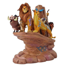 Enesco Disney Tradition di Jim Shore - Il Re Leone "Scolpito nella pietra" - 30° anniversario