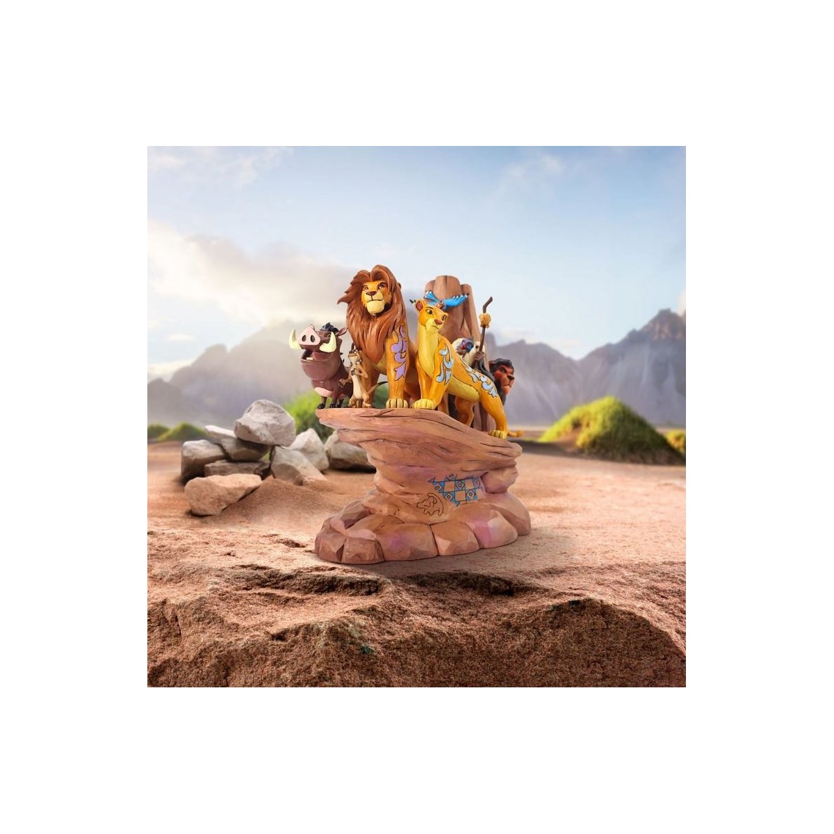 Enesco Disney Tradition di Jim Shore - Il Re Leone "Scolpito nella pietra" - 30° anniversario