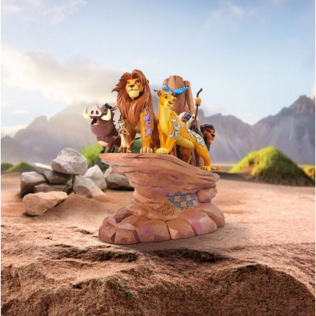 Enesco Disney Tradition di Jim Shore - Il Re Leone "Scolpito nella pietra" - 30° anniversario