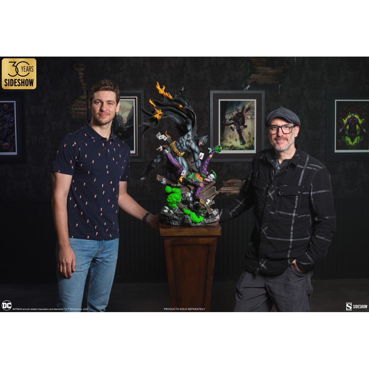 Sideshow 30 anni - Dc Comics - Batman vs Joker: Eternal Enemies Formato Premium 1/4