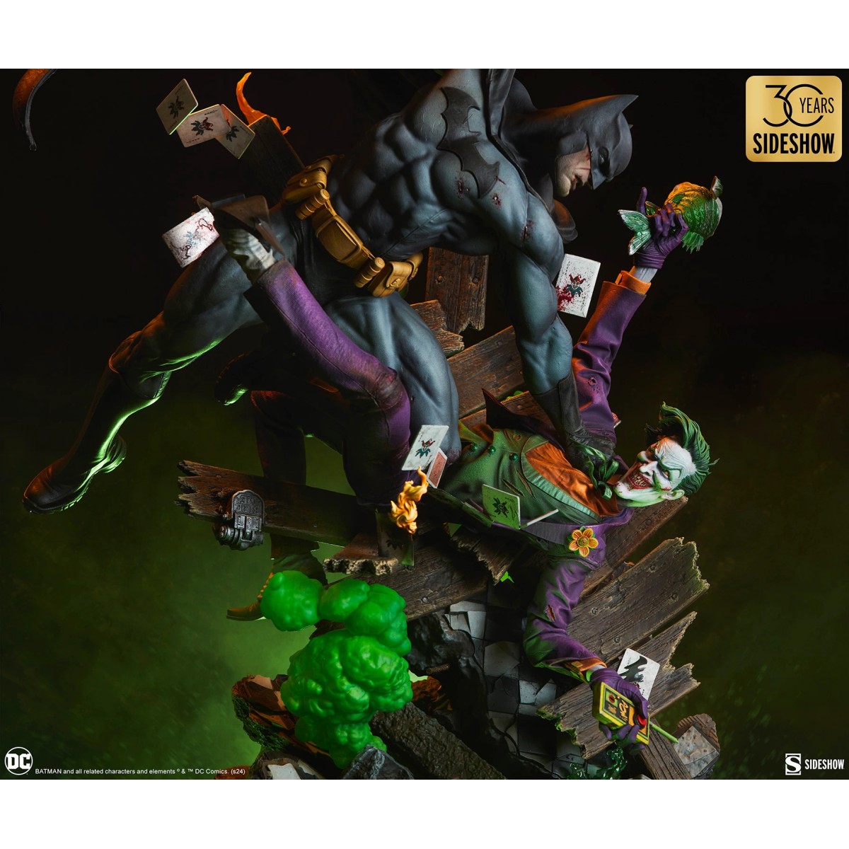 Sideshow 30 anni - Dc Comics - Batman vs Joker: Eternal Enemies Formato Premium 1/4