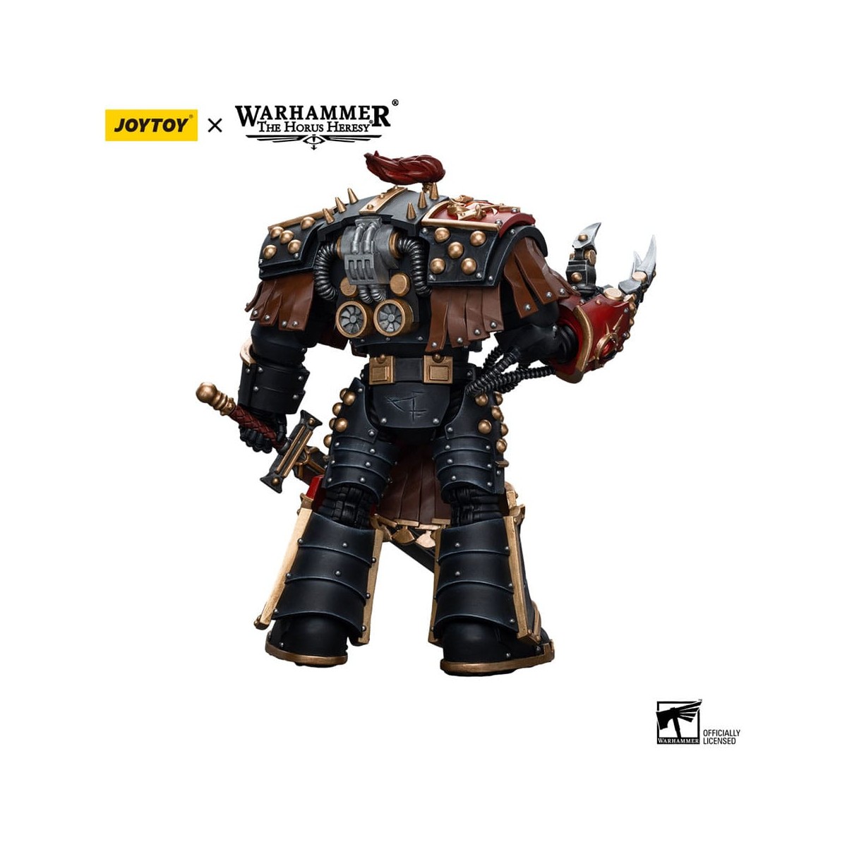 JoyToy Space Marine - Figli di Horus - Ezekyle Abaddon Primo Capitano della XVlth Legion - 1/18 - Warhammer L'Eresia di Horus
