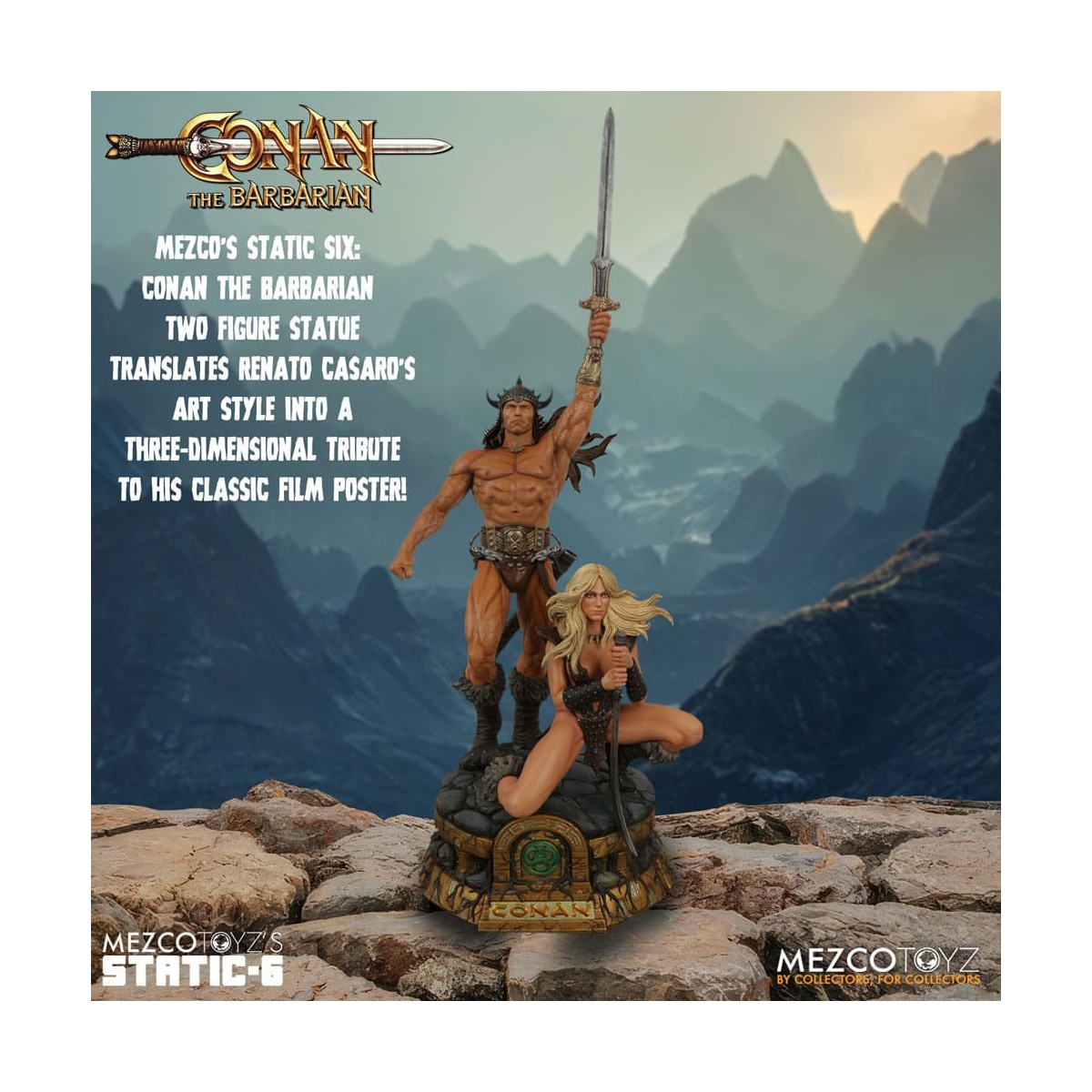 Mezco - Statua Static 6 - Conan il barbaro (1982) 1/6