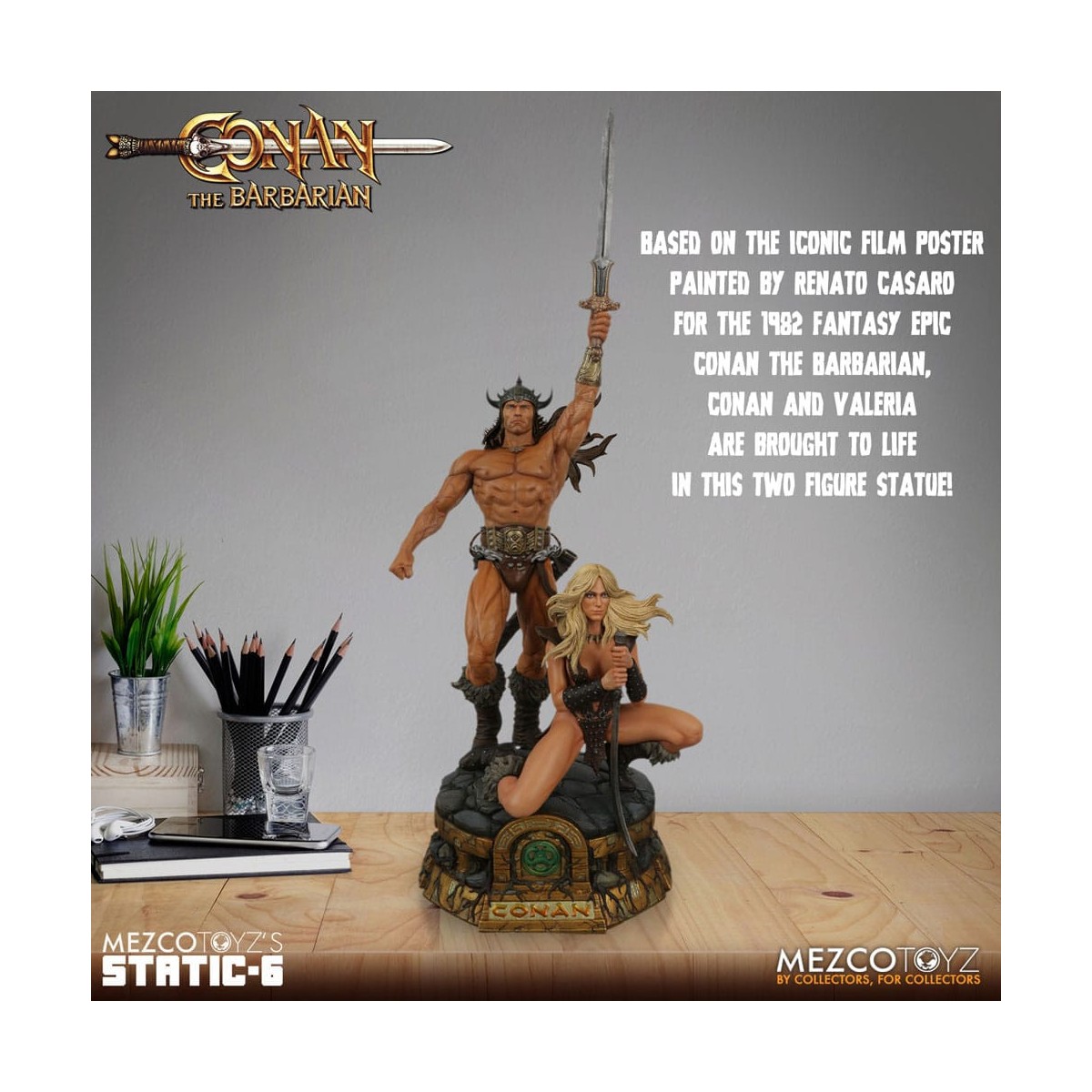 Mezco - Statua Static 6 - Conan il barbaro (1982) 1/6