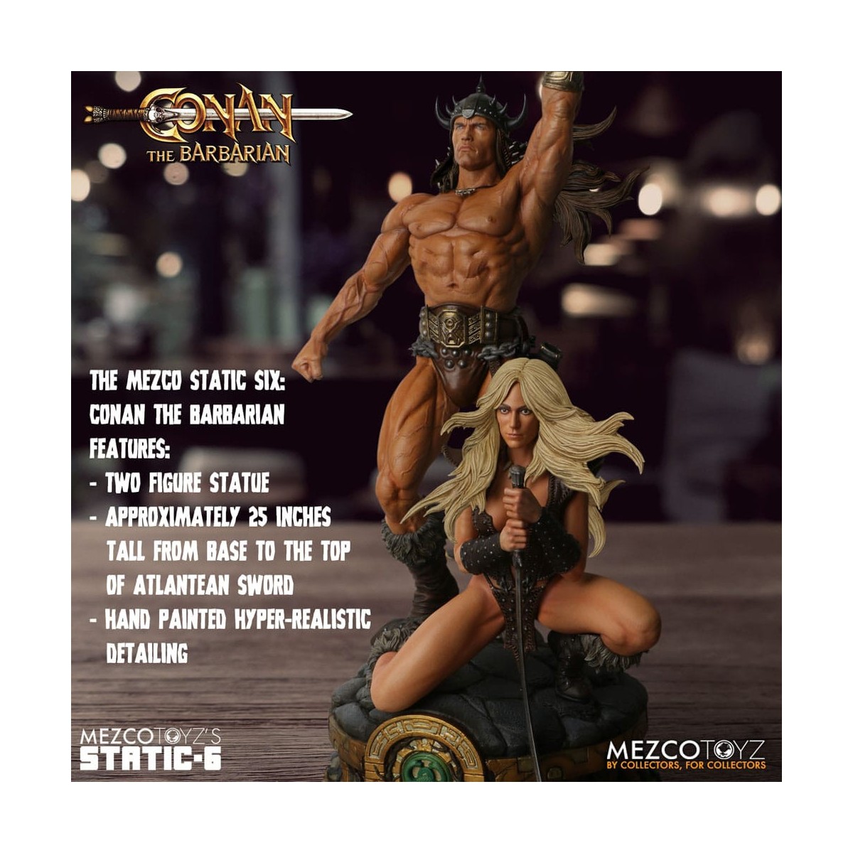 Mezco - Statua Static 6 - Conan il barbaro (1982) 1/6