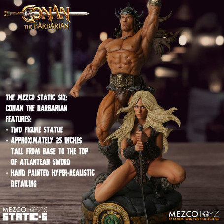 Mezco - Statua Static 6 - Conan il barbaro (1982) 1/6