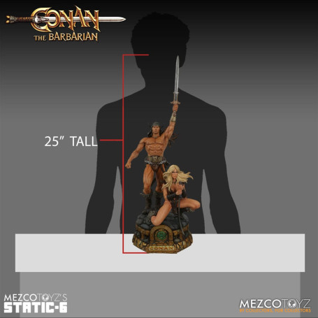 Mezco - Statua Static 6 - Conan il barbaro (1982) 1/6