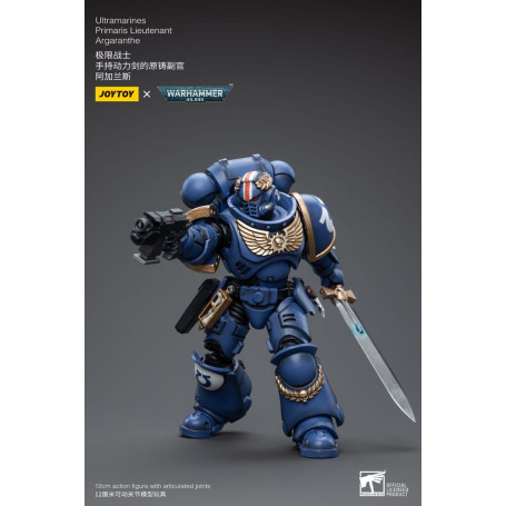 JoyToy - Space Marine - Ultramarines - Primaris Tenente Argaranthe 1/18 - Warhammer 40K