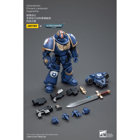 JoyToy - Space Marine - Ultramarines - Primaris Tenente Argaranthe 1/18 - Warhammer 40K
