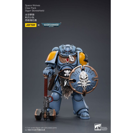JoyToy Space Marine - Lupi Spaziali - Pacchetto Artiglio Sigyrr Stoneshield 1/18 - Warhammer 40K