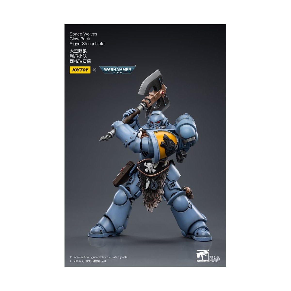 JoyToy Space Marine - Lupi Spaziali - Pacchetto Artiglio Sigyrr Stoneshield 1/18 - Warhammer 40K