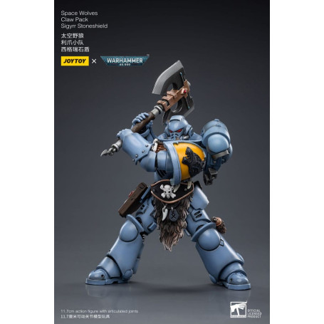 JoyToy Space Marine - Lupi Spaziali - Pacchetto Artiglio Sigyrr Stoneshield 1/18 - Warhammer 40K