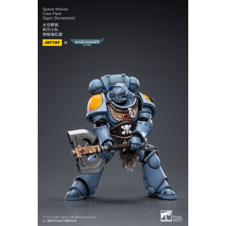 JoyToy Space Marine - Lupi Spaziali - Pacchetto Artiglio Sigyrr Stoneshield 1/18 - Warhammer 40K