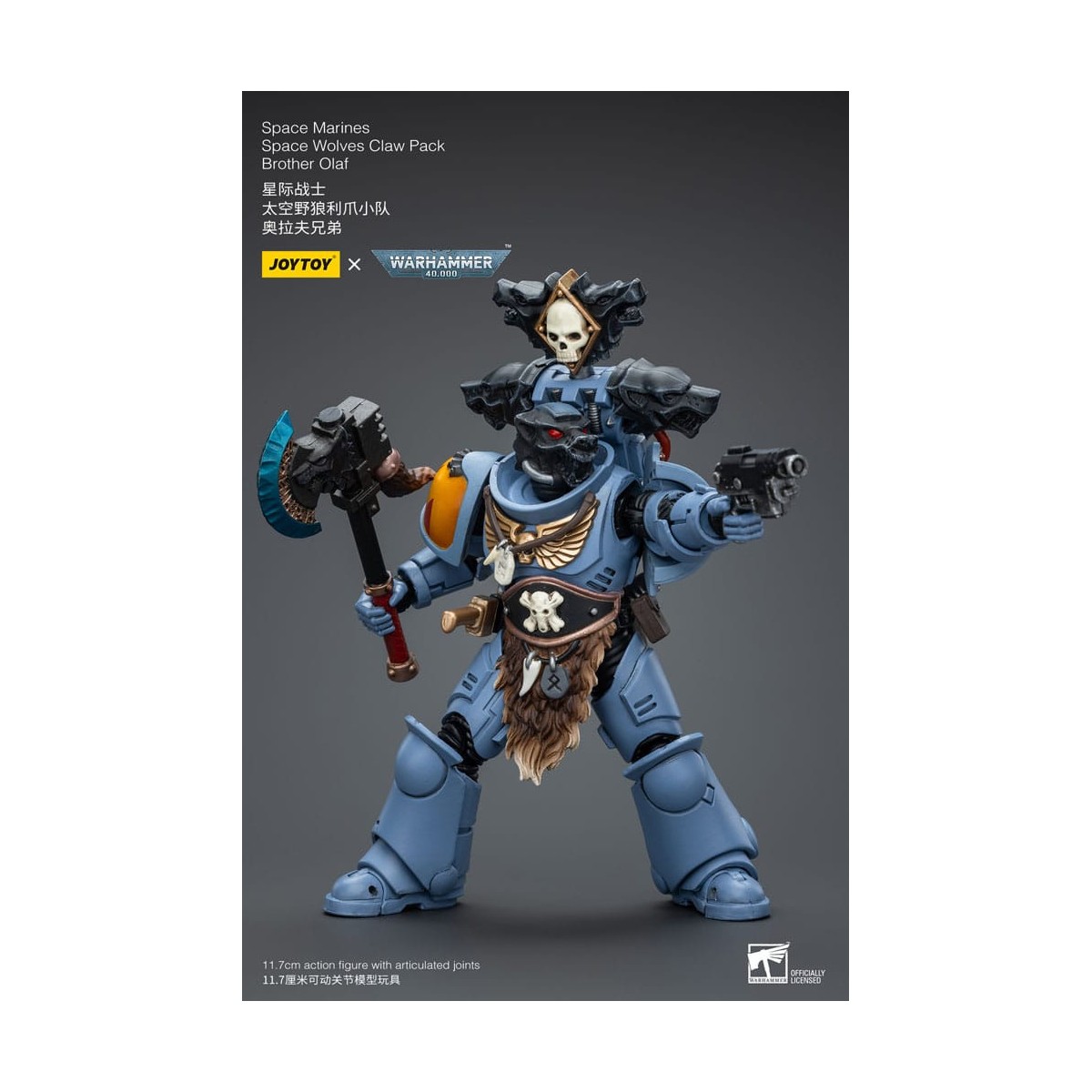 JoyToy Space Marine - Lupi Spaziali - Pacchetto Artiglio Fratello Olaf 1/18 - Warhammer 40K