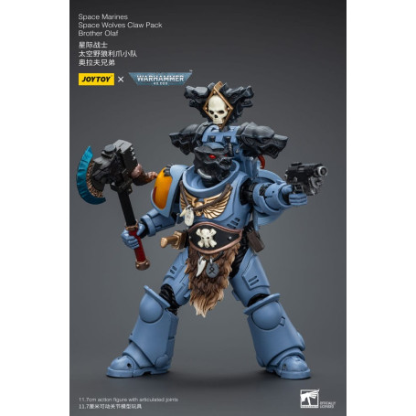 JoyToy Space Marine - Lupi Spaziali - Pacchetto Artiglio Fratello Olaf 1/18 - Warhammer 40K