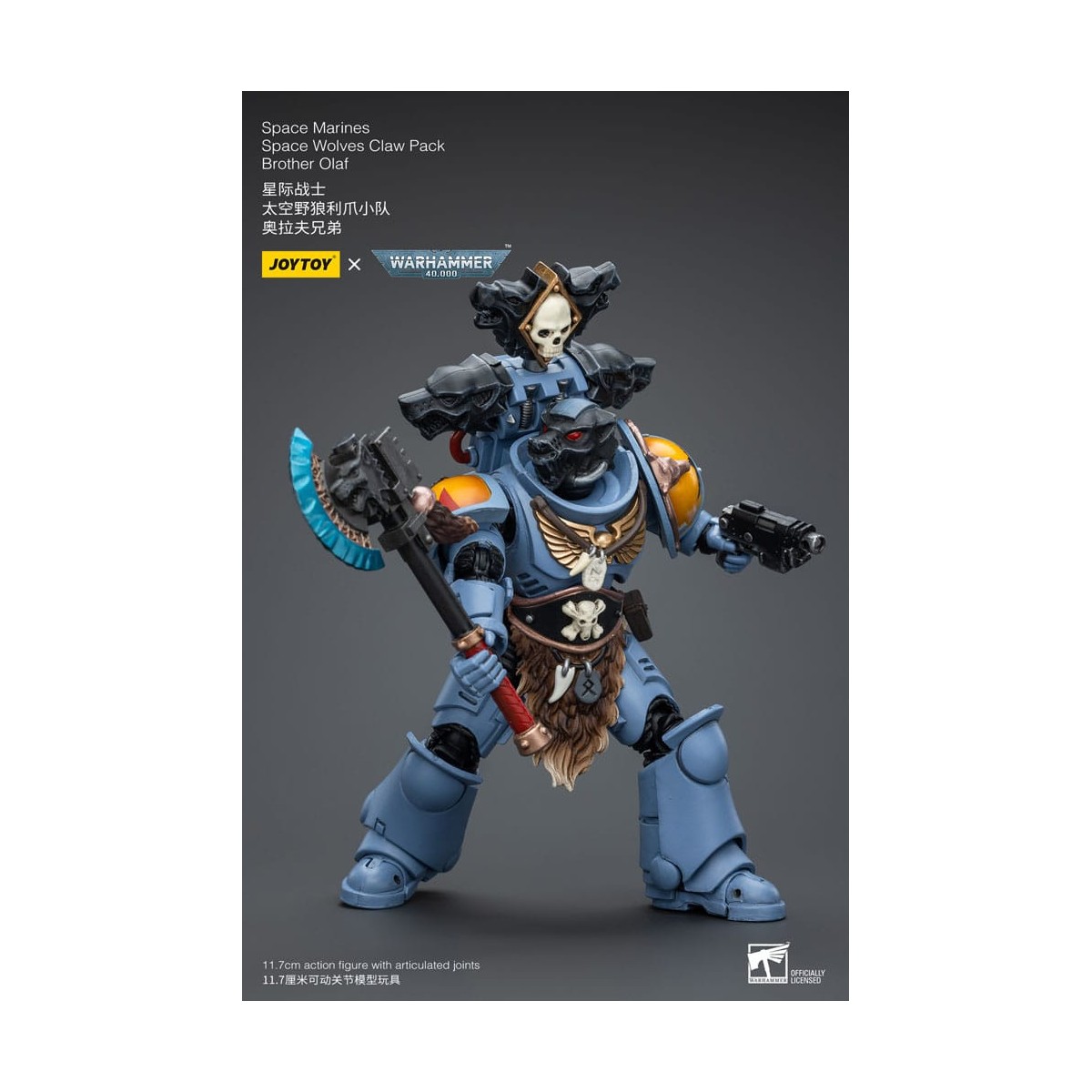 JoyToy Space Marine - Lupi Spaziali - Pacchetto Artiglio Fratello Olaf 1/18 - Warhammer 40K