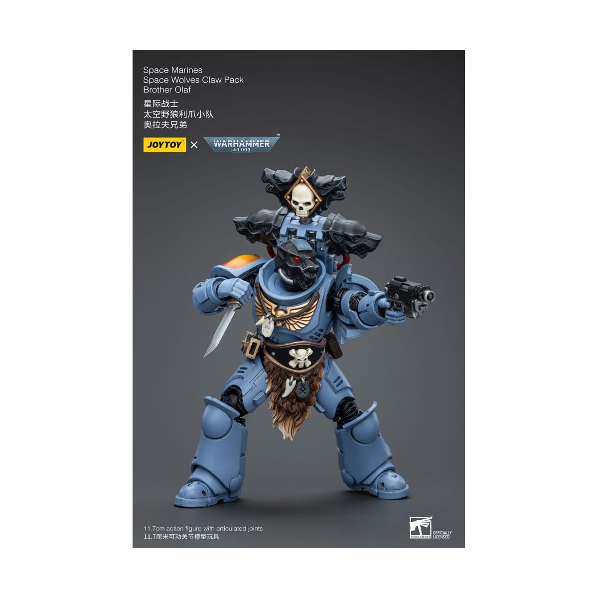 JoyToy Space Marine - Lupi Spaziali - Pacchetto Artiglio Fratello Olaf 1/18 - Warhammer 40K
