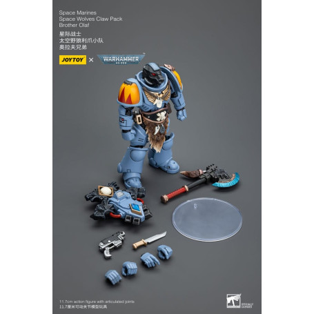 JoyToy Space Marine - Lupi Spaziali - Pacchetto Artiglio Fratello Olaf 1/18 - Warhammer 40K