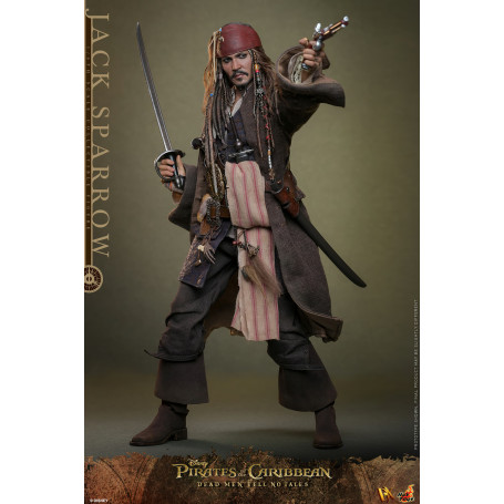 Hot Toys Pirati dei Caraibi - Jack Sparrow Edizione da Collezione - Gli uomini morti non raccontano storie