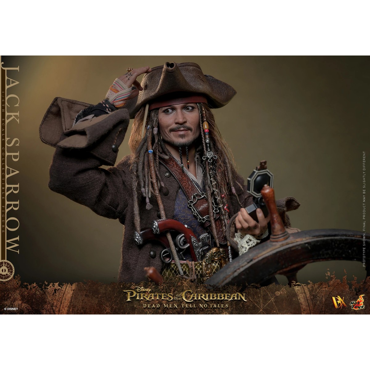 Hot Toys Pirati dei Caraibi - Jack Sparrow Edizione da Collezione - Gli uomini morti non raccontano storie