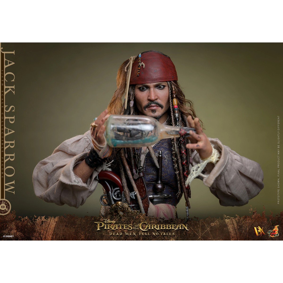 Hot Toys Pirati dei Caraibi - Jack Sparrow Edizione da Collezione - Gli uomini morti non raccontano storie