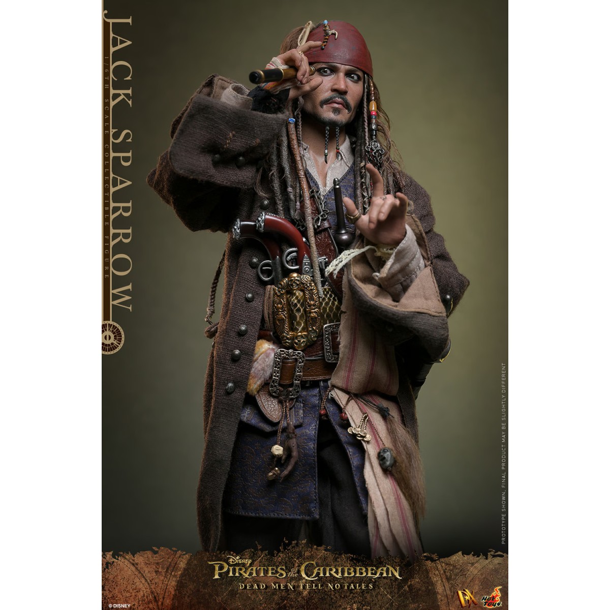 Hot Toys Pirati dei Caraibi - Jack Sparrow Edizione da Collezione - Gli uomini morti non raccontano storie