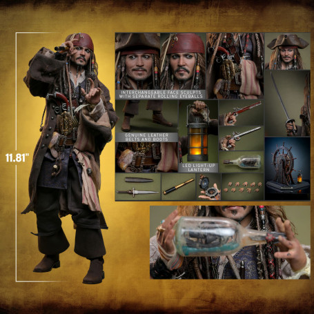 Hot Toys Pirati dei Caraibi - Jack Sparrow Edizione da Collezione - Gli uomini morti non raccontano storie