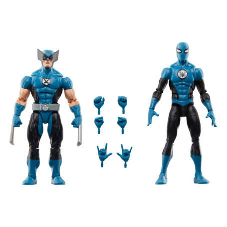 Marvel Legends - Wolverine e Spider-Man - Fantastici Quattro confezione da 2 pezzi