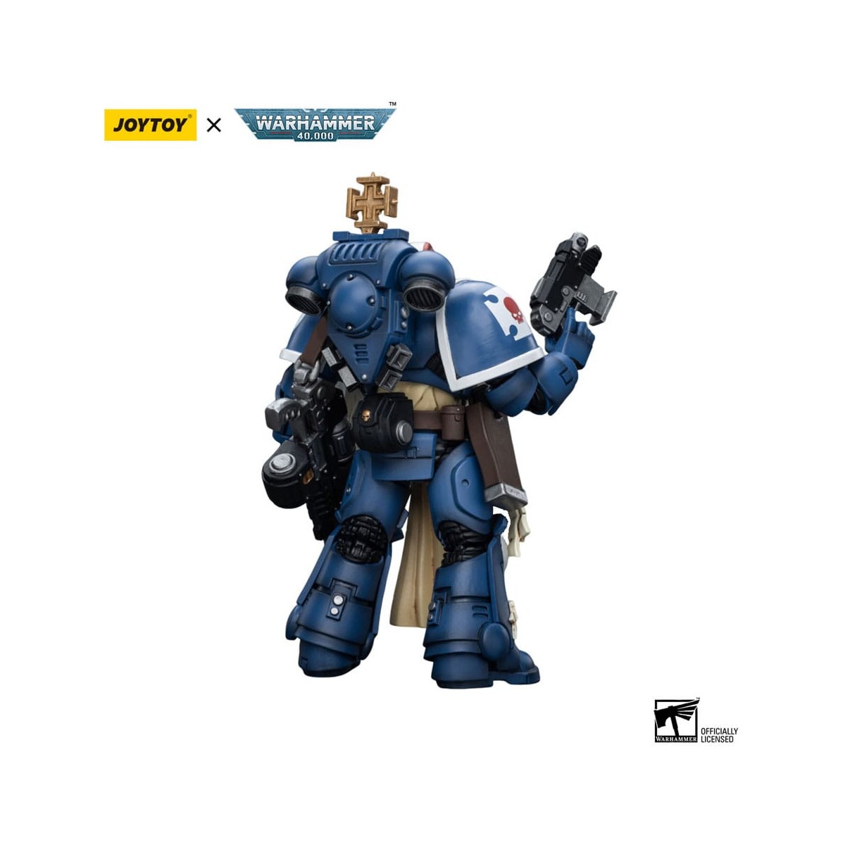 JoyToy - Space Marine - Ultramarines - Sergente veterano Sternguard 1/18 - Warhammer 40K