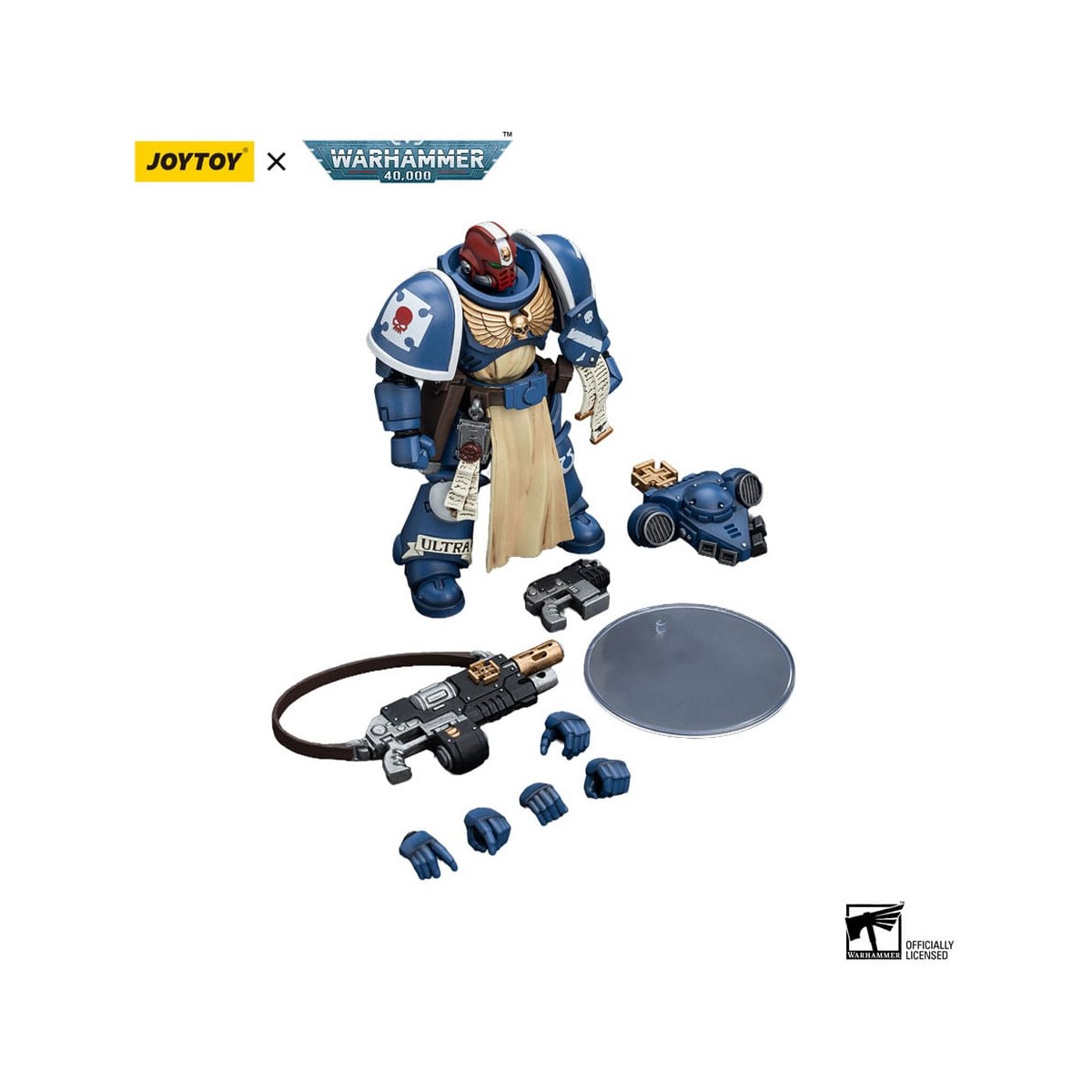 JoyToy - Space Marine - Ultramarines - Sergente veterano Sternguard 1/18 - Warhammer 40K