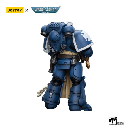 JoyToy - Space Marine - Ultramarines - Sternguard Veterano con Combi-Plasma 1/18 - Warhammer 40K