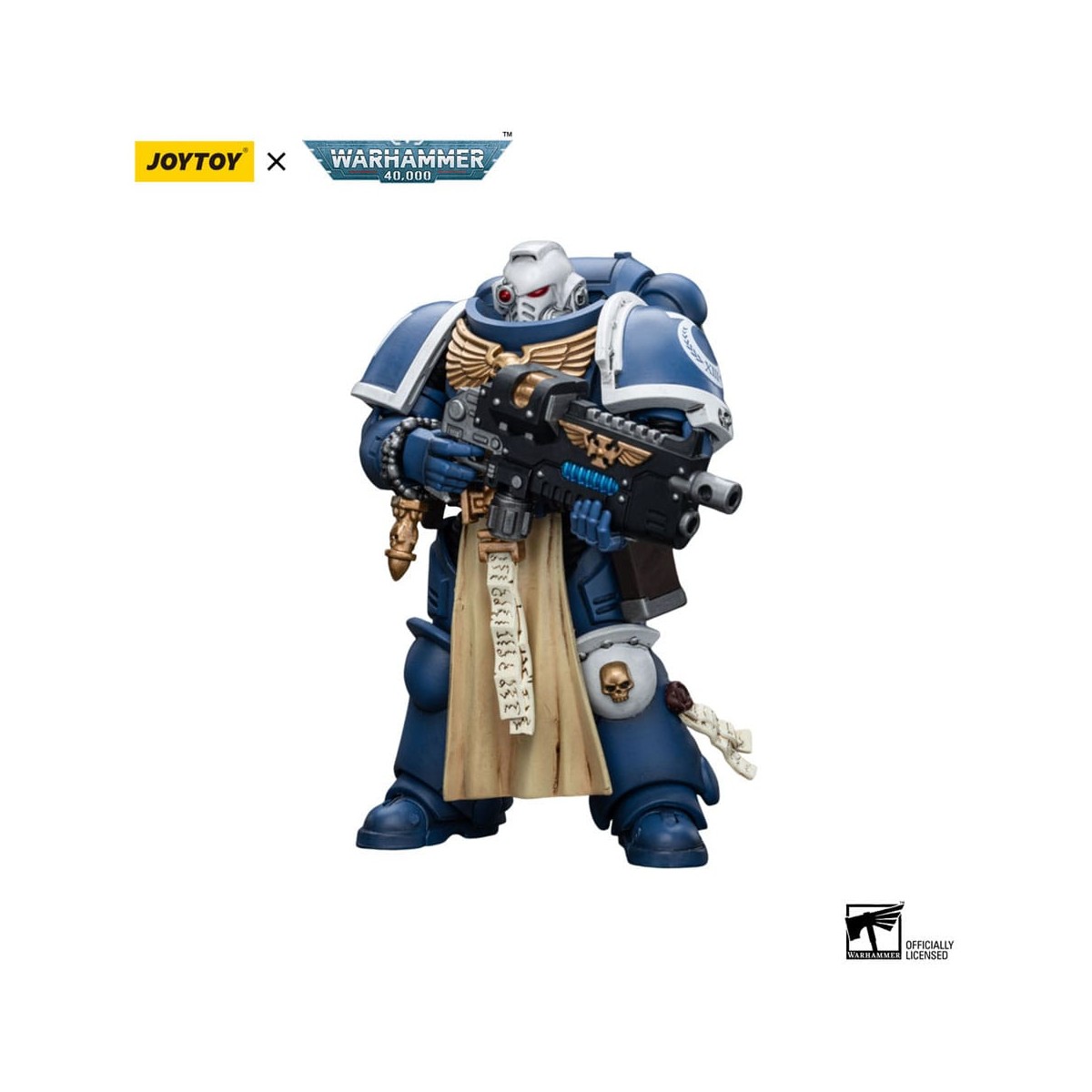 JoyToy - Space Marine - Ultramarines - Sternguard Veterano con Combi-Plasma 1/18 - Warhammer 40K