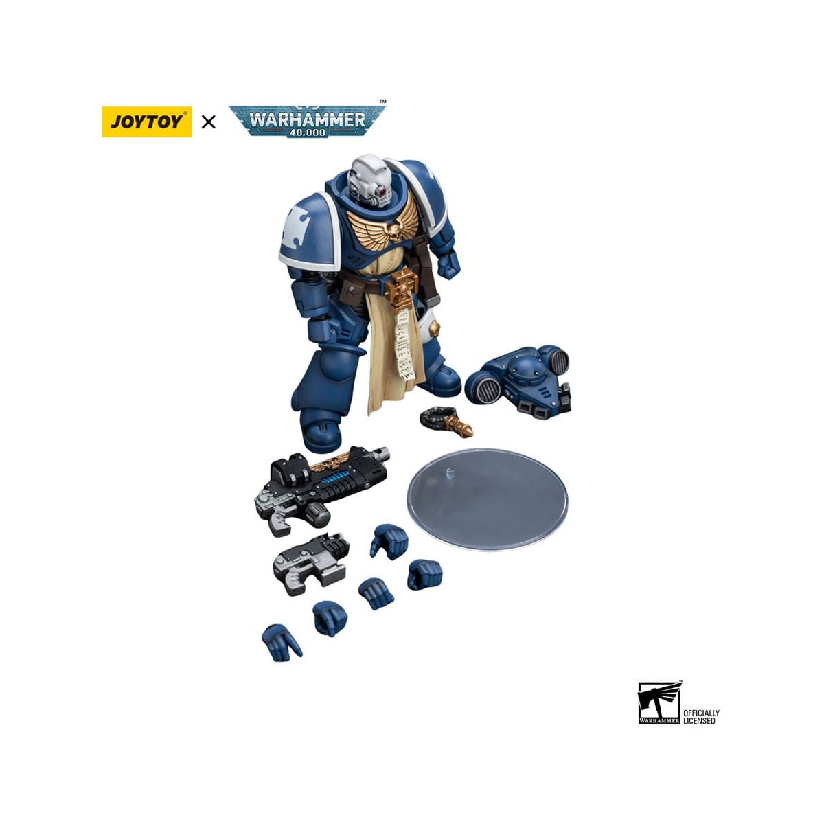 JoyToy - Space Marine - Ultramarines - Sternguard Veterano con Combi-Plasma 1/18 - Warhammer 40K