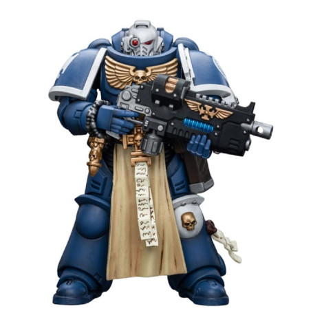 JoyToy - Space Marine - Ultramarines - Sternguard Veterano con Combi-Plasma 1/18 - Warhammer 40K