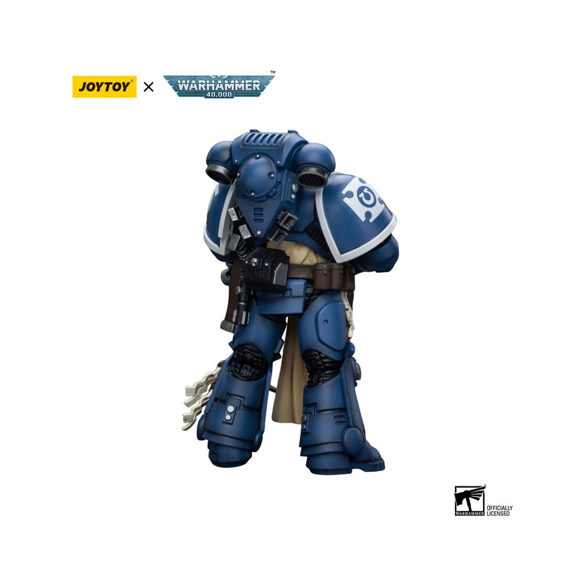 JoyToy - Space Marines - Ultramarines - Sternguard Veterano con fucile a otturatore automatico 1/18 - Warhammer 40K