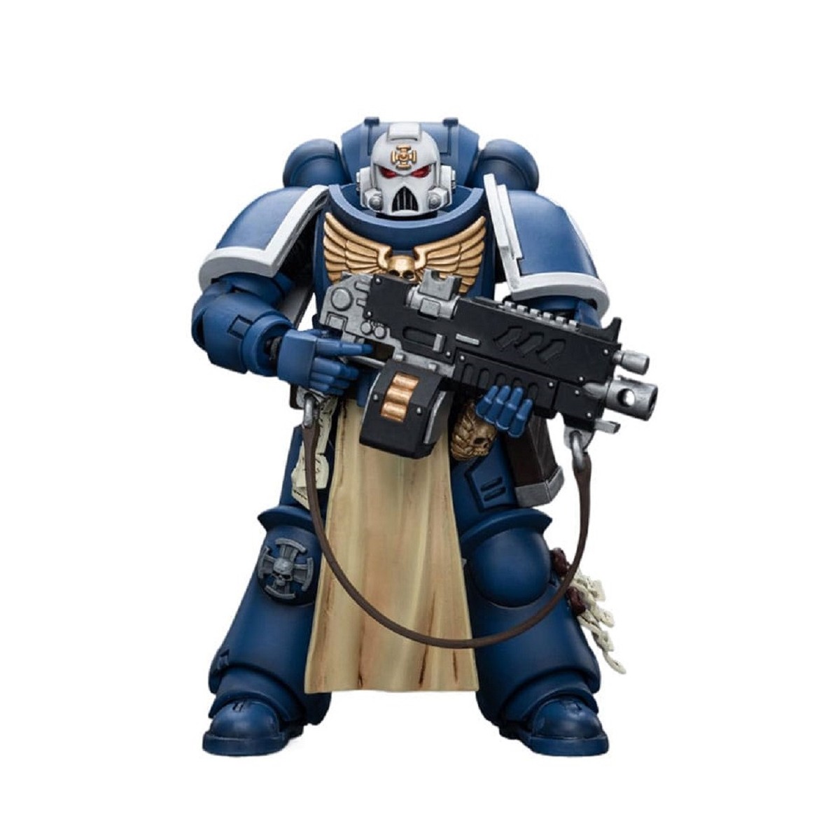 JoyToy - Space Marines - Ultramarines - Sternguard Veterano con fucile a otturatore automatico 1/18 - Warhammer 40K