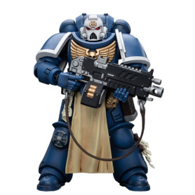 JoyToy - Space Marines - Ultramarines - Sternguard Veterano con fucile a otturatore automatico 1/18 - Warhammer 40K