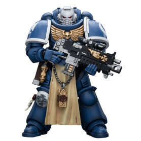 JoyToy - Space Marine - Ultramarines - Sternguard Veterano con fucile a otturatore 1/18 - Warhammer 40K