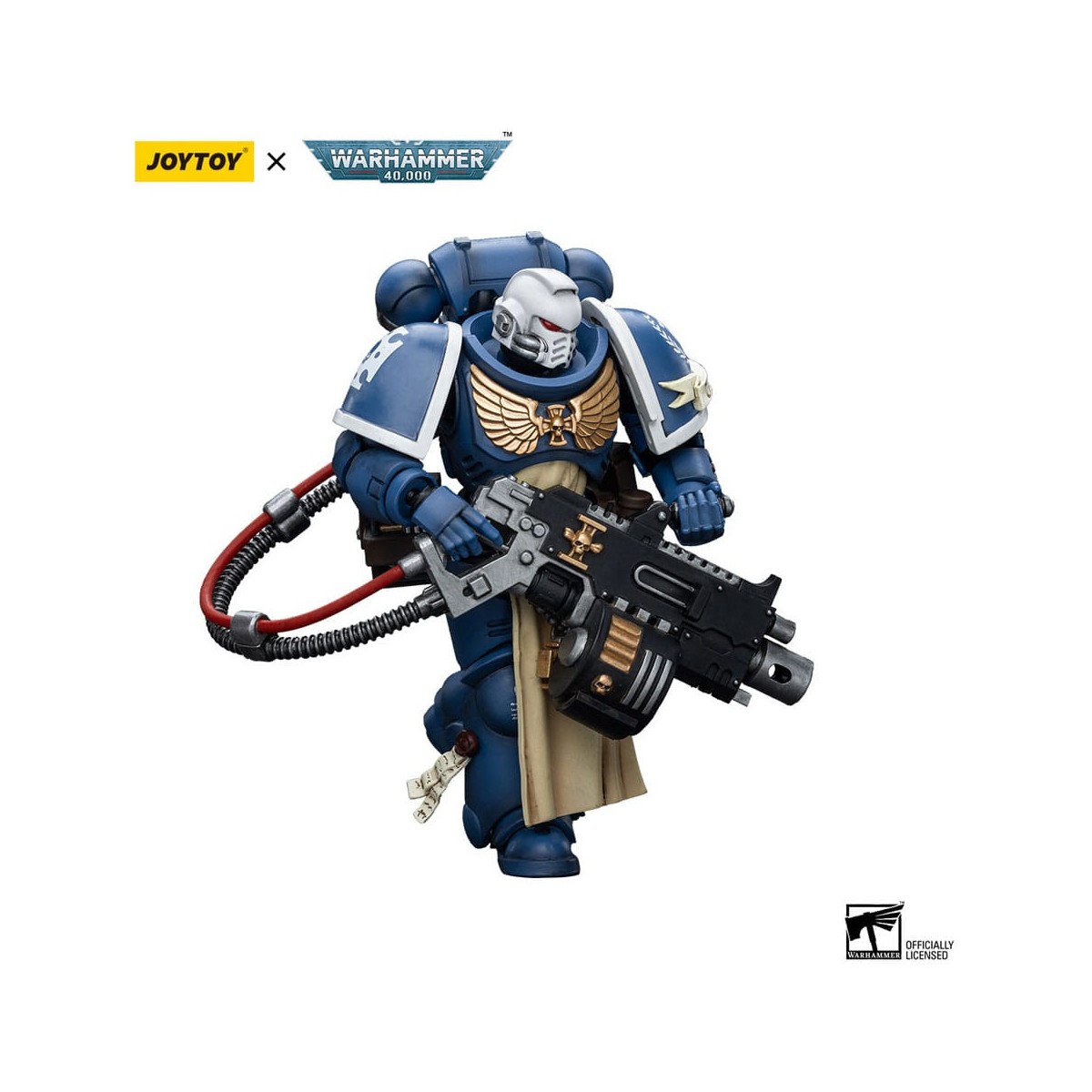 JoyToy - Space Marines - Ultramarines - Sternguard Veterano con Bolter Pesante 1/18 - Warhammer 40K