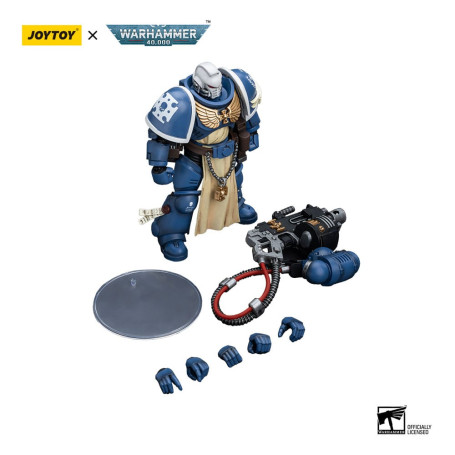 JoyToy - Space Marines - Ultramarines - Sternguard Veterano con Bolter Pesante 1/18 - Warhammer 40K