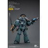 JoyToy Space marines - Figli di Horus - Sergente della squadra tattica MKIV con spada di potere 1/18 - Warhammer 40K