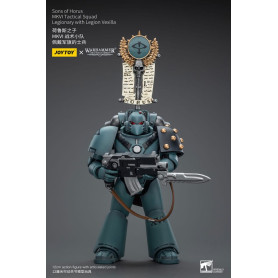 JoyToy Space marines - Figli di Horus - MKIV Squadra tattica legionaria con legione Vexilla 2 1/18 - Warhammer 40K