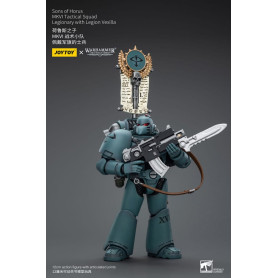 JoyToy Space marines - Figli di Horus - MKIV Squadra tattica legionaria con legione Vexilla 2 1/18 - Warhammer 40K