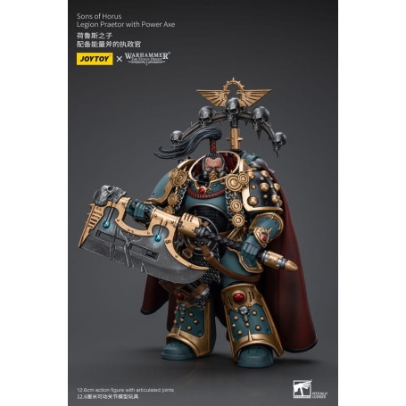 JoyToy Space marines - Figli di Horus - Pretore della legione con ascia di potere 1/18 - L'eresia di Horus